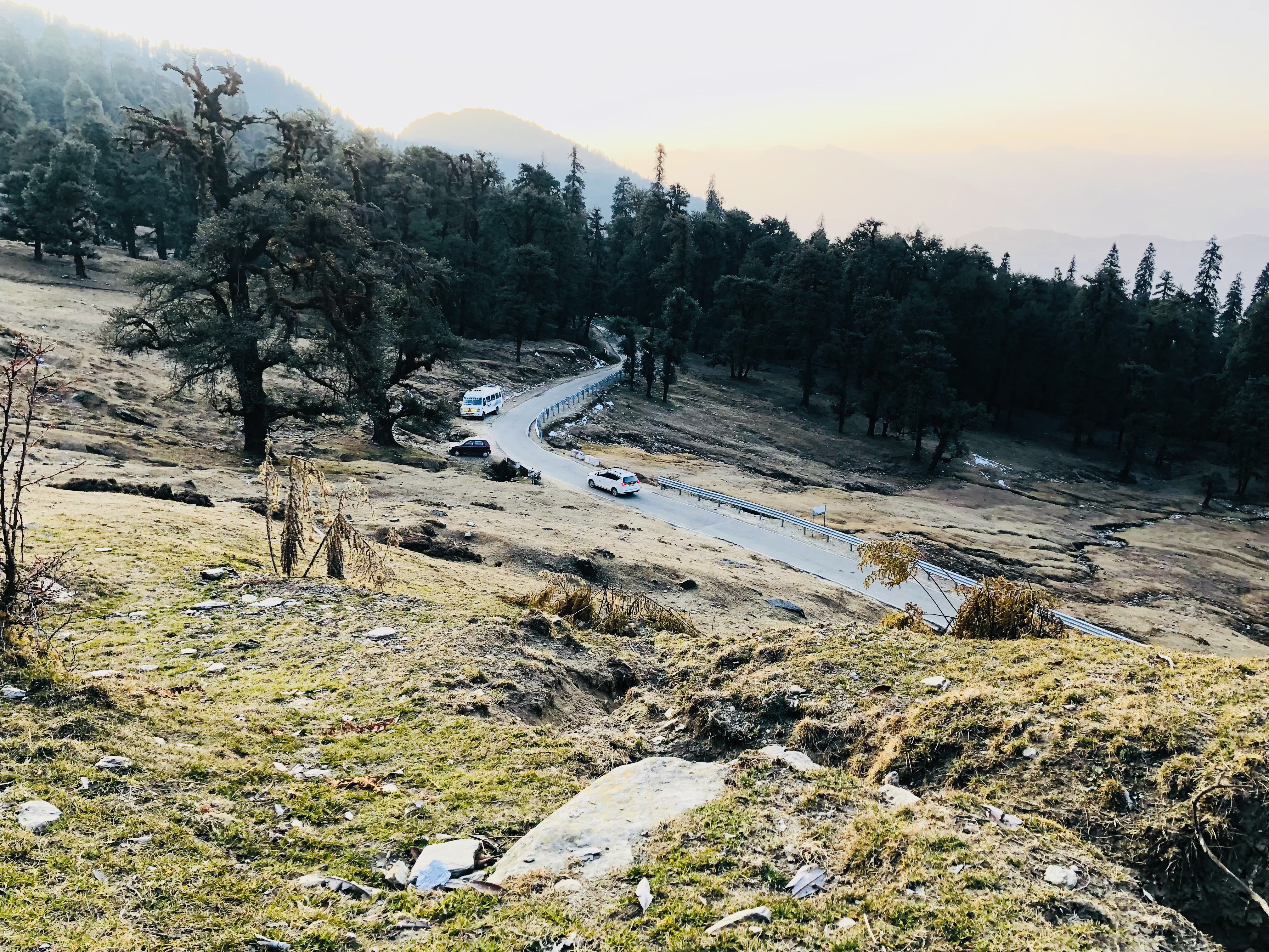 Scenic view of chopta
